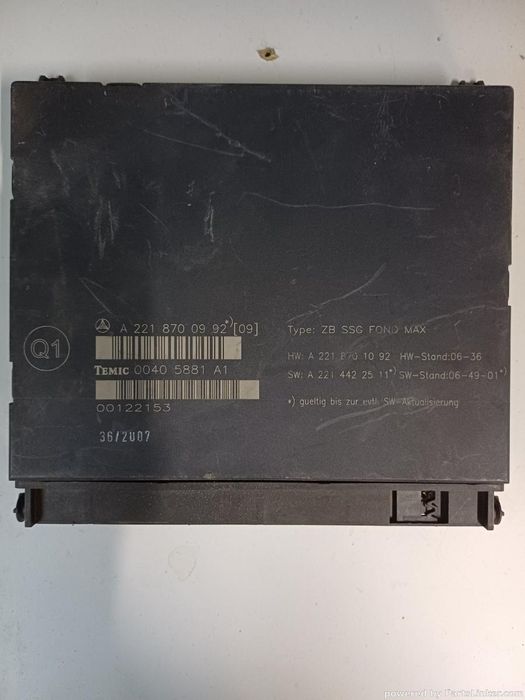 Modul Control Scaune Mercedes-Benz S-Class Ii (W221, C215) [ 2005 -
