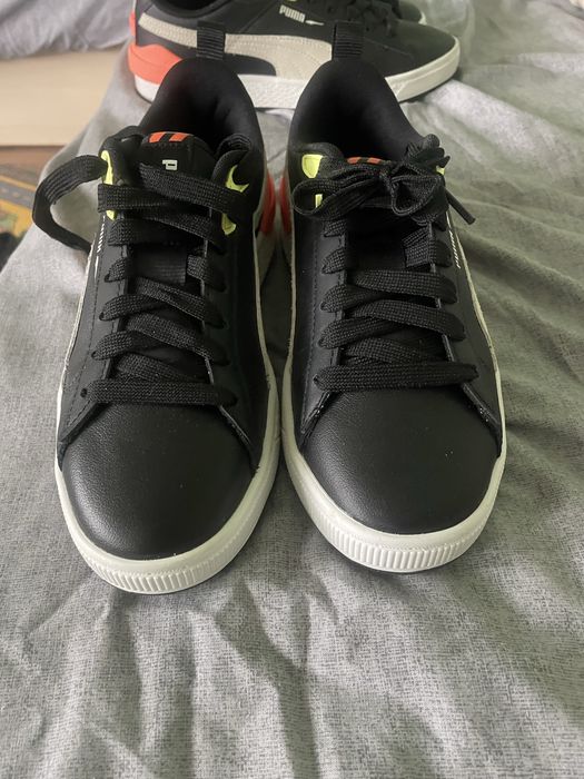 Чисто нови маратонки пума естествена кожа