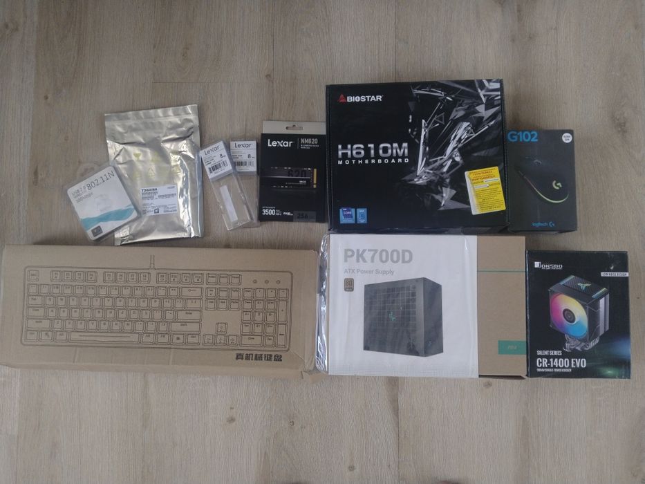 I5 12400f rx 550 ram 16gb + два моника и фулл комплект