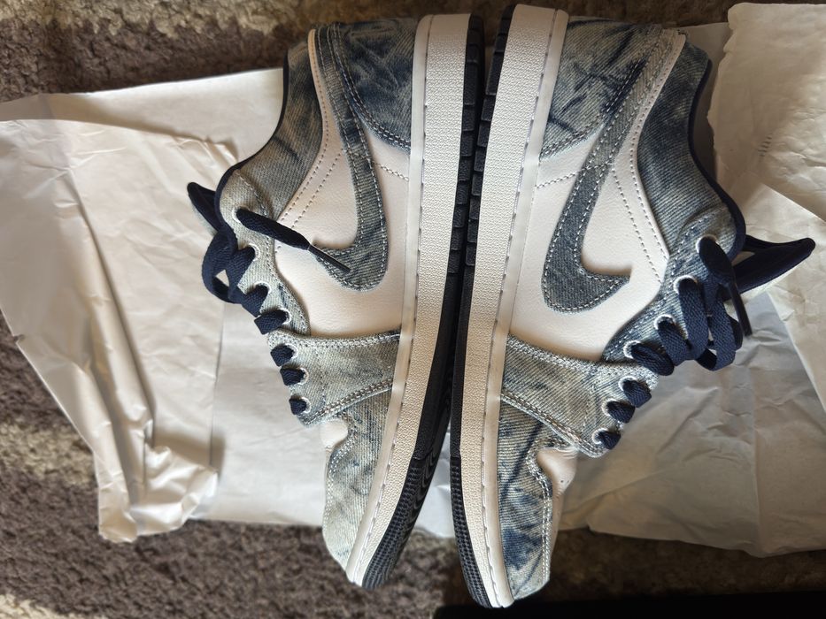 Nike Jordan 1 low washed denim