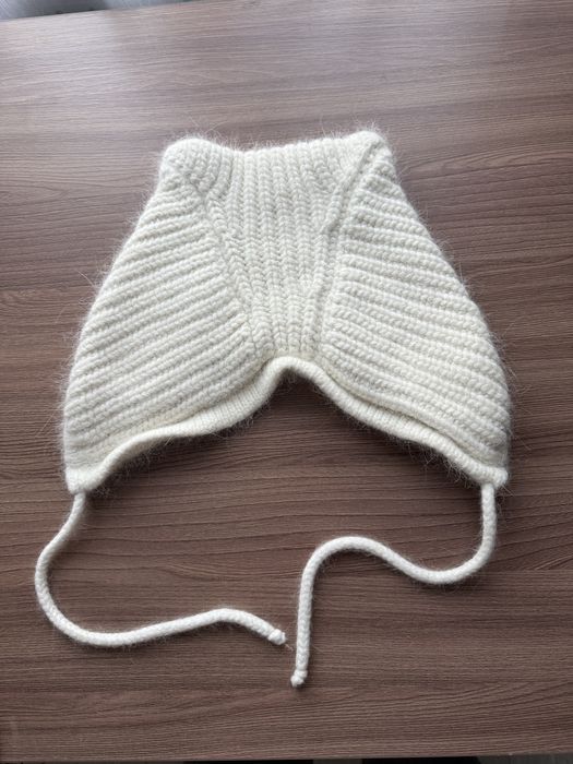 Шапка чепчик с ушами новая