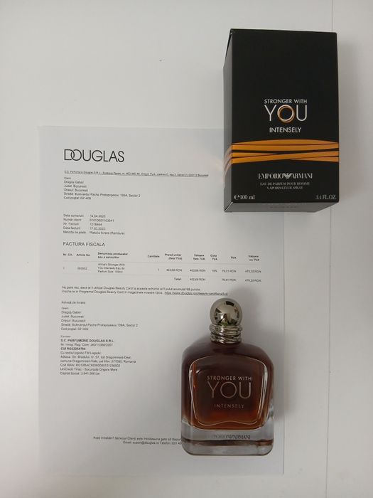 Emporio Armani Stronger With You Intensely 100 ml – Nou, sigilat