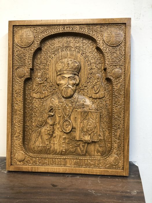 Машинни дърворезби, икона Свети Георги Победоносец