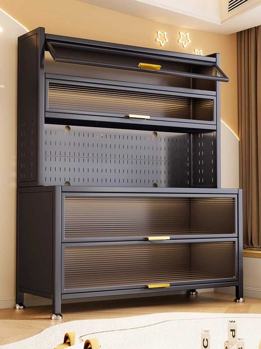 Кухонный сервант/Шкаф для хранения/Сервант с откидной дверцей вверх