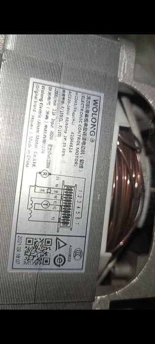 Motor mașina de spălat Candy, motor wolong