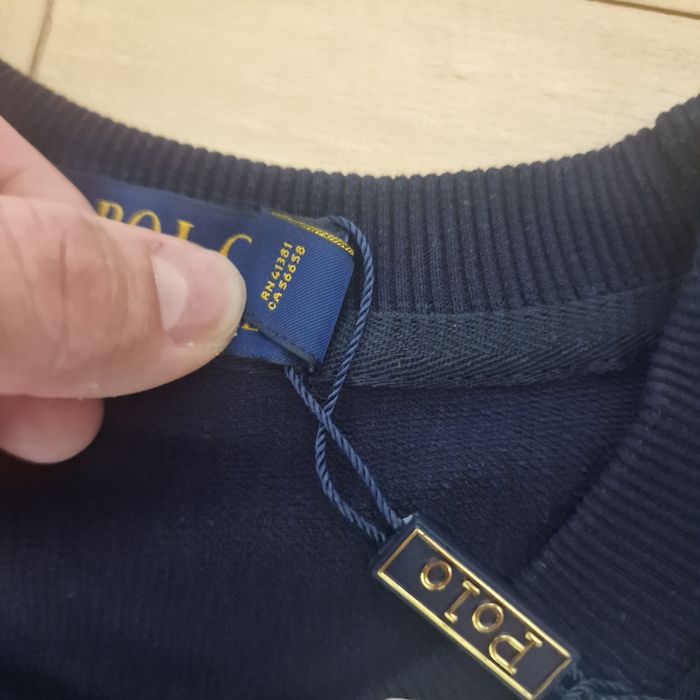 Bluza cu maneca lunga Polo Ralph Lauren cu imprimeu Polo Bear - Size S