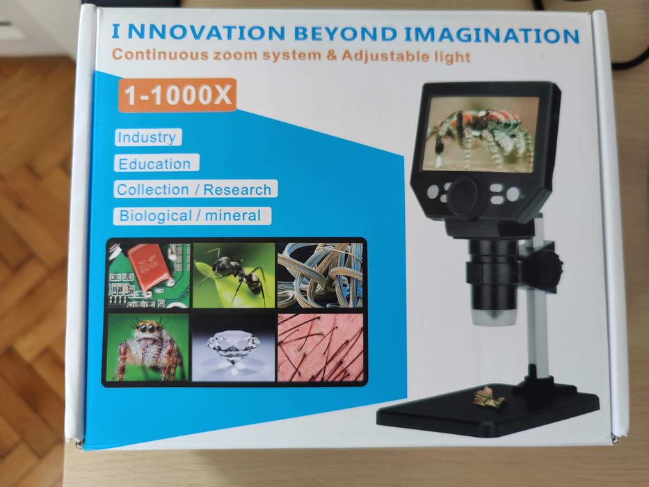 Цифров електронен микроскоп с екран 4.3"