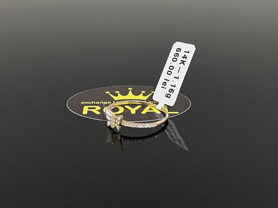 Bijuteria Royal CB : Inel dama aur nou 14k 1,16gr