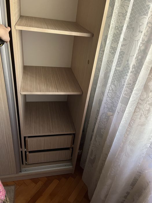 Mobila dormitor pat, dulap, noptiere