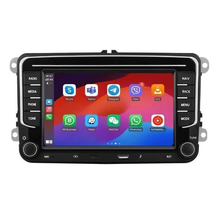 4GB Navigatie Skoda Octavia VW Golf Passat Tiguan Touran Seat CARPLAY