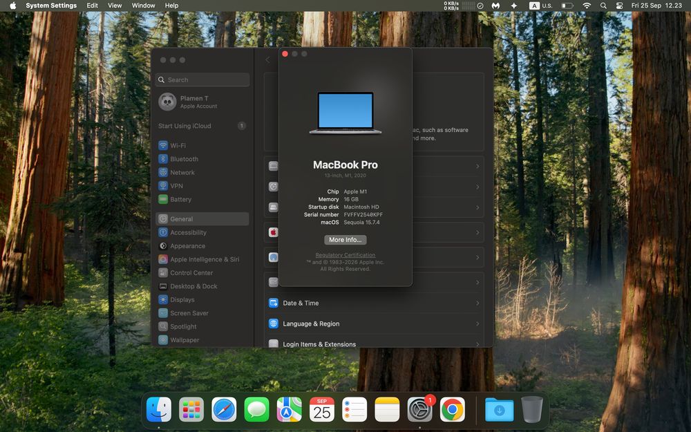 Apple Macbook Pro 13 M1 Touch Bar 1TB 16GB