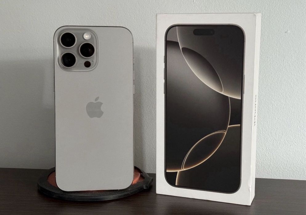 Iphone 16 Pro Max; 512 GB; Natural Titanium; Ca Nou; Factura MediaGalaxy