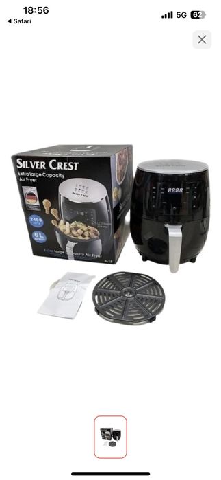 аэрофритюрница Silver Crest S-18 6 литров, 2400 Вт