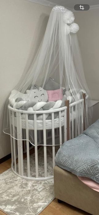 Манеж из натурального дерева