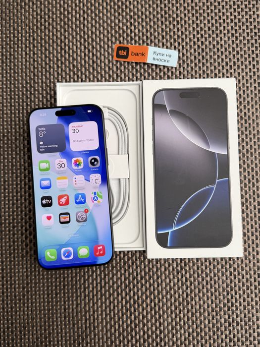 НОВ! 512Gb*ЛИЗИНГ* iPhone 16 Pro Max Black Titanium / Гаранция