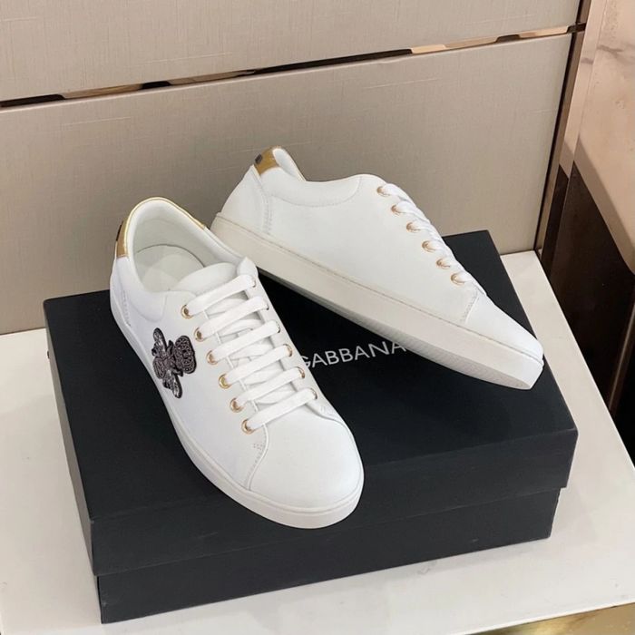 D&G Sneaker / White / Beige