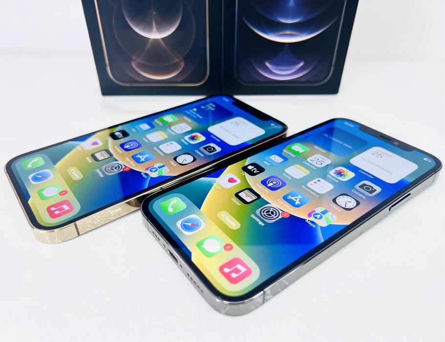 Apple iPhone 12 Pro 128GB Graphite / Gold Перфектен! Гаранция!