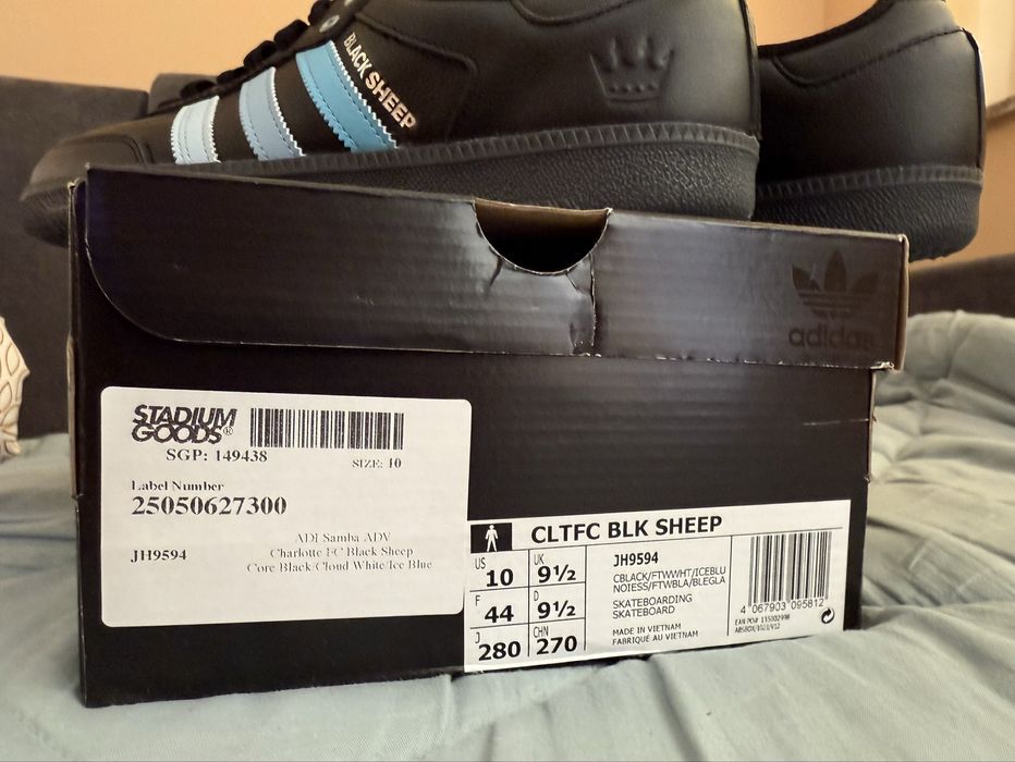 Adidas Black Sheep Samba 44