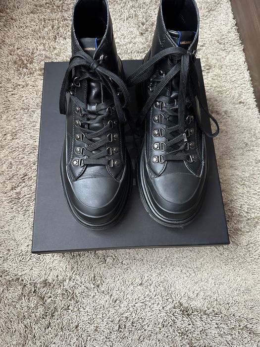 Мъжки кожени кубинки Karl Lagerfeld