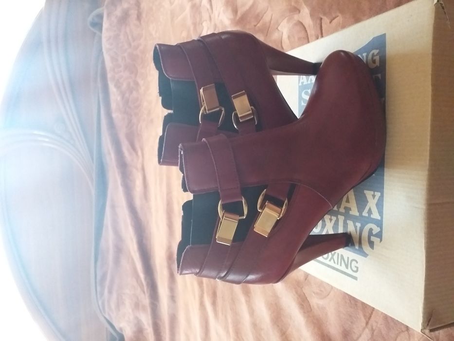 Botine dama din piele