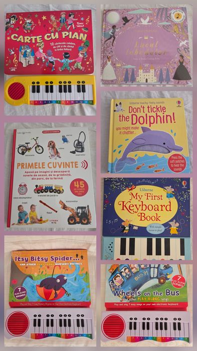 Carti copii sunete/ pop-up/ lumini Usborne/ Raspundel Istetel/