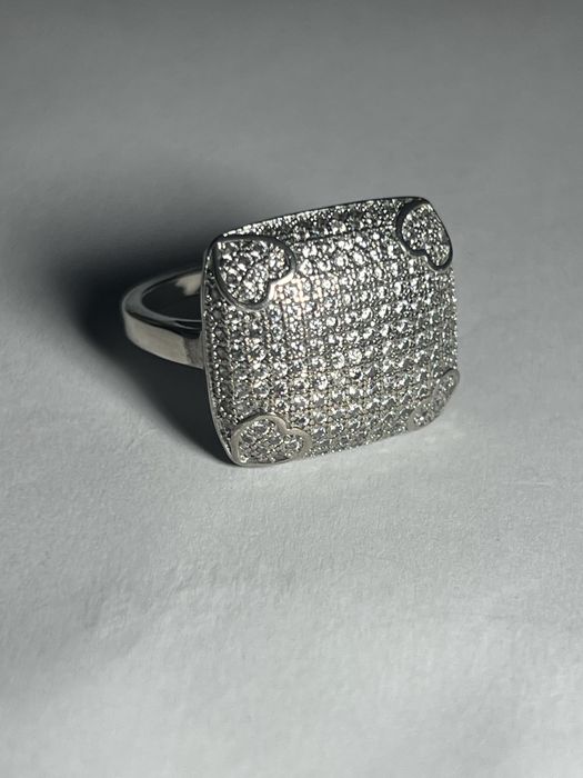 Inel de argint pave