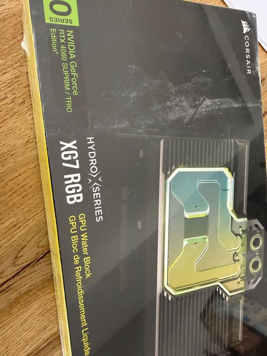 Hydro X Series XG7 RGB 40-SERIES GPU Water Block Nvidia GeForce (RTX 4080 Suprim/Trio)