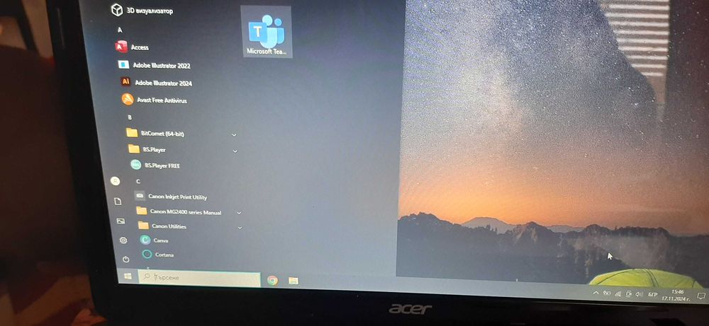 Лаптоп Acer Aspire e1 seria