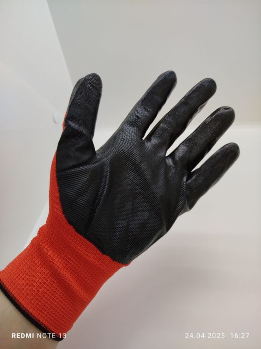 Перчатки рабочие хб белые тканьевые қолбақ қолғап прорезиненные