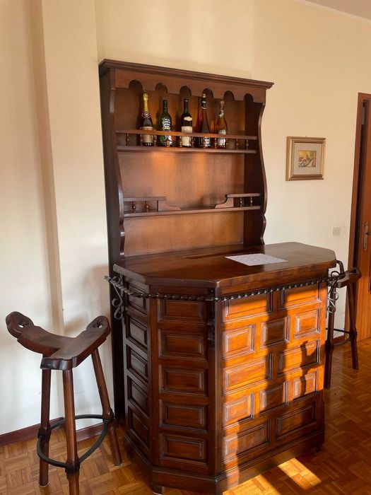 Комплект антични италиански мебели-масивно дърво и дърворезба