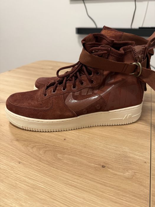 Nike SF Air Force 1 Mid-  Pueblo Brown/Dark Russet-Sail-Pueblo 45,5