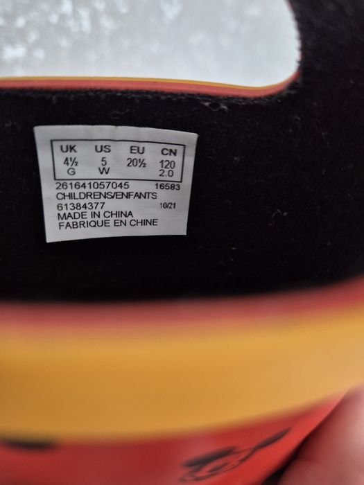 Детски червени ботуши за дъжд Clark's EU20,5/UK4,5 с Mickey Mouse/Мики