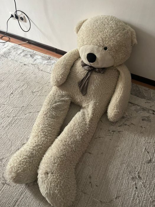 Мишка 2 метра белый