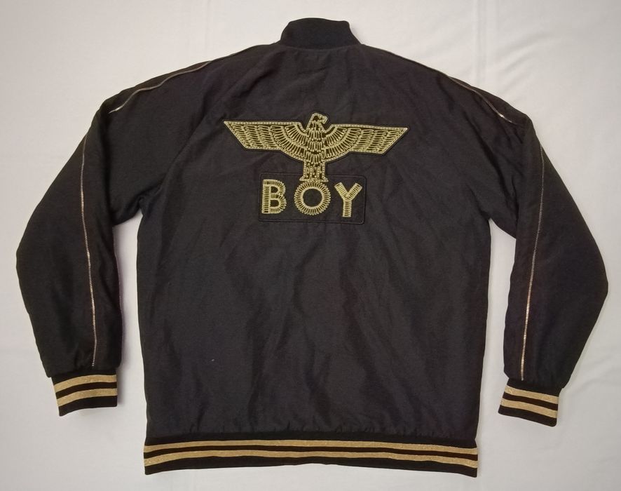 Boy London Bomber Jacket оригинално яке M черен бомбър яке
