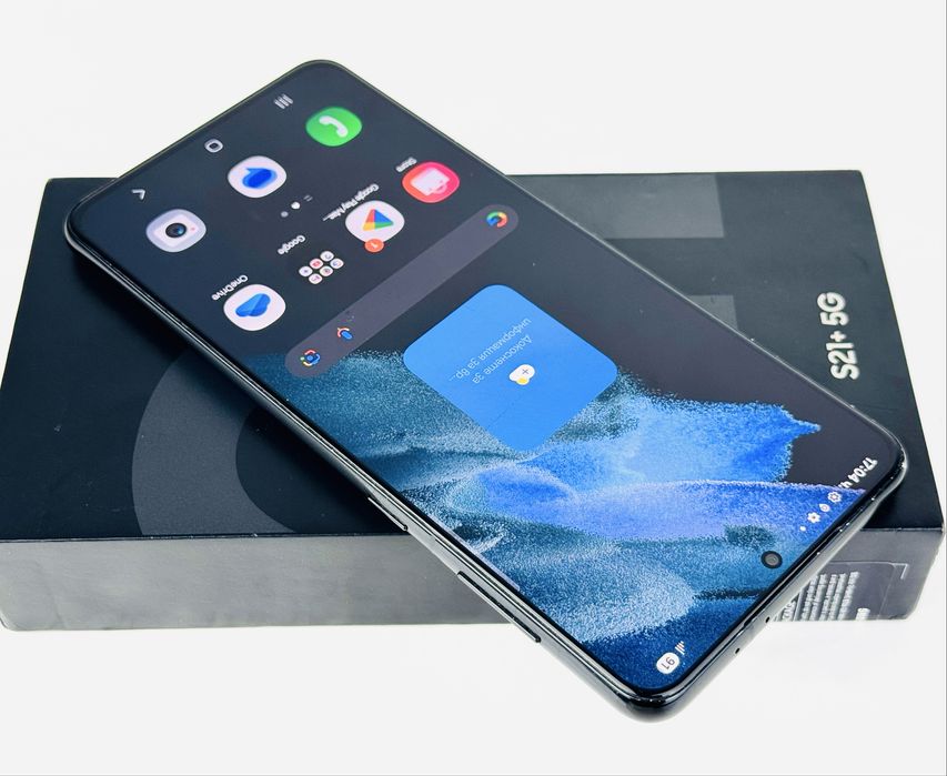 Samsung Galaxy S21 Plus 5G 128GB 8RAM Black Отличен! Гаранция!