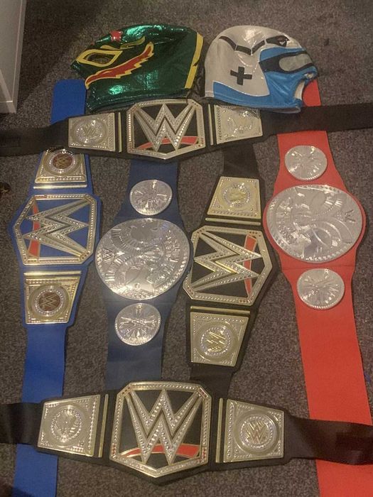 WWE Mattel championship belt шампионски колан 2010 John Cena Spinner Undisputed колани пояс  за юноши