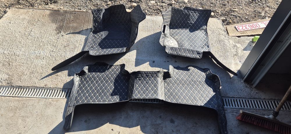 Set covorase presuri cauciuc vw touareg 7L mocheta diamant dedicate 7P