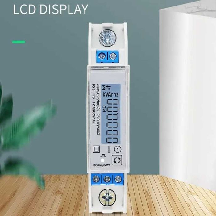 Двутарифен електромер 100A | Вградена батерия за запазване на часа