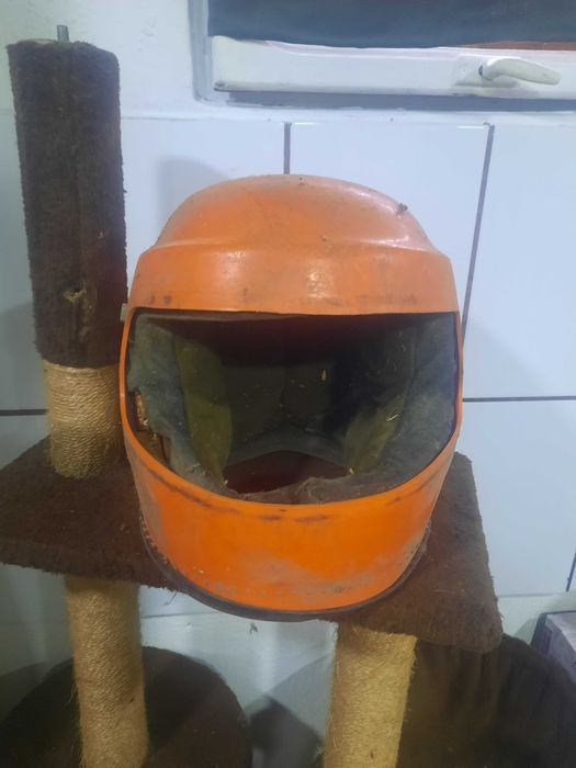 Casca motocicleta Mobra veche originala restaurare