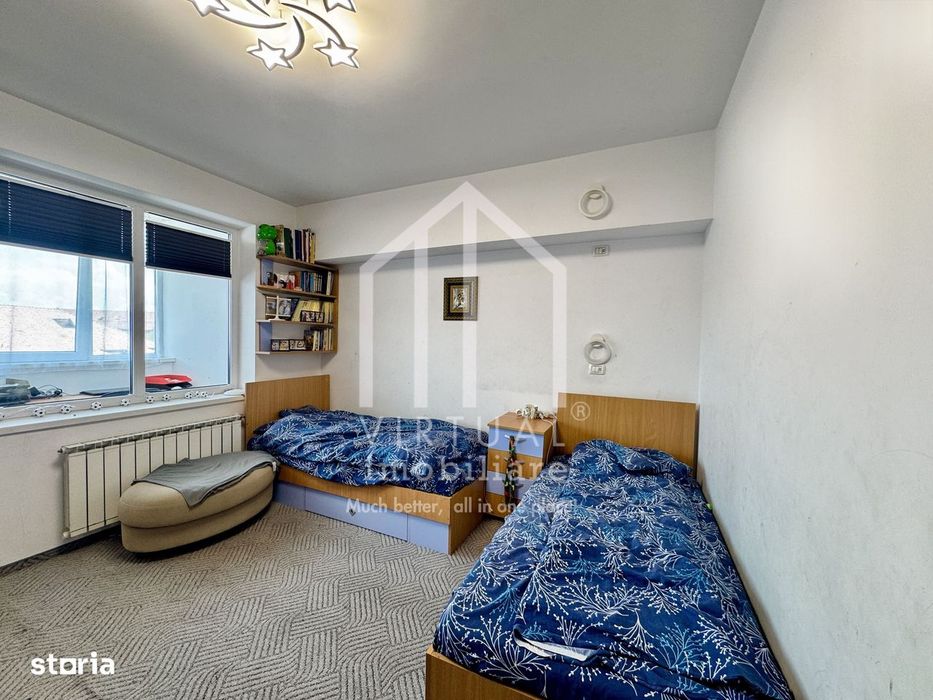 Apartament cu 3 camere, 75mp utili+3 balcoane, etaj 5/5, bloc cu lift