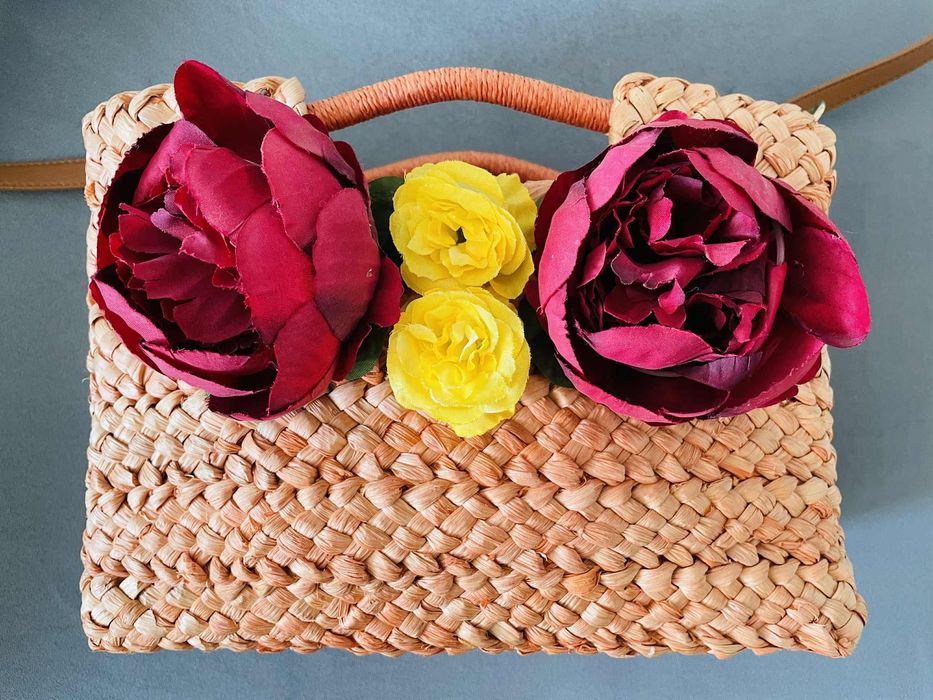 Дамска плажна чанта в марката Emanuela Biffoli (Firenze).