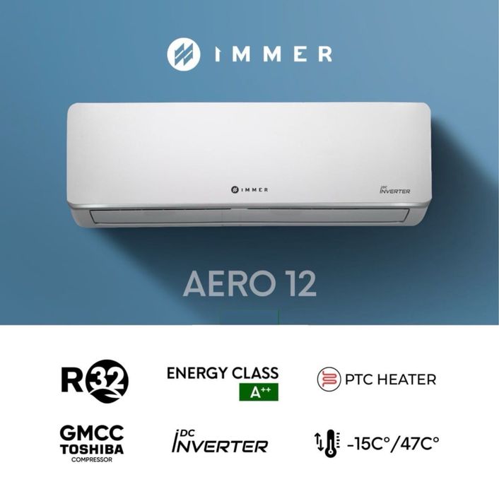 Кондиционер Immer 12 inverter Установка есть Доставка бесплатно