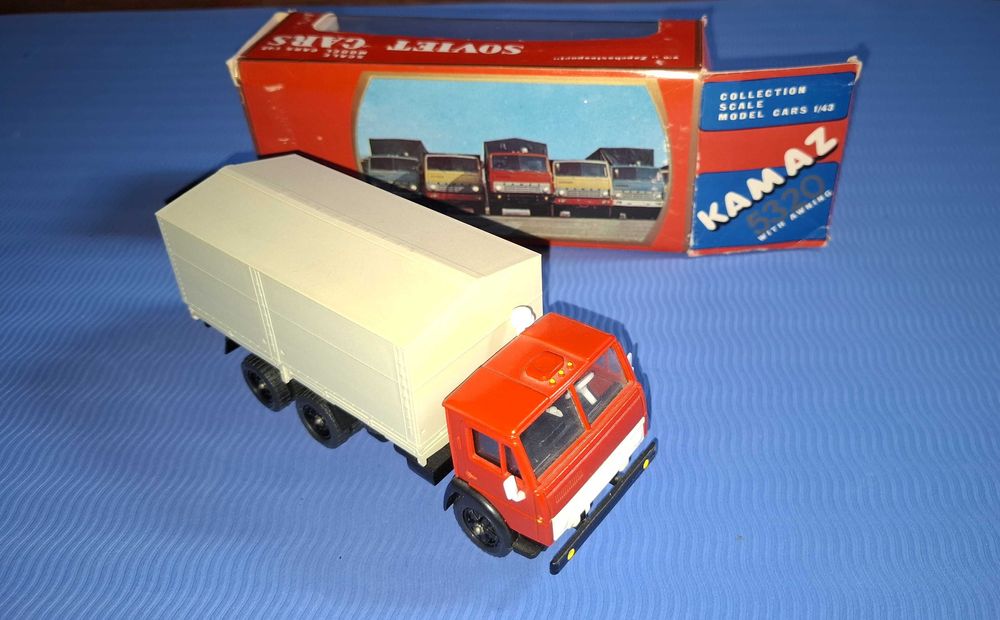 Руски съветски соц модел КАМАЗ 5320 1:43 СССР Made in USSR