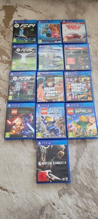 Vand jocuri Ps4 utilizate dar în stare buns