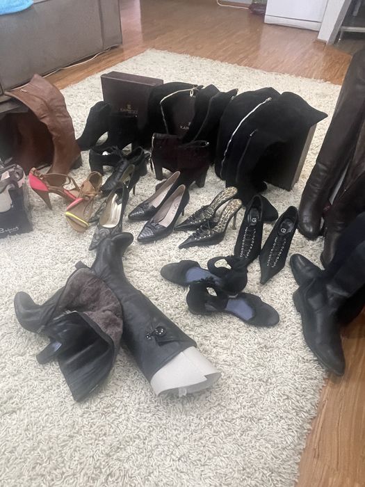 Распродажа обуви кожа , замша