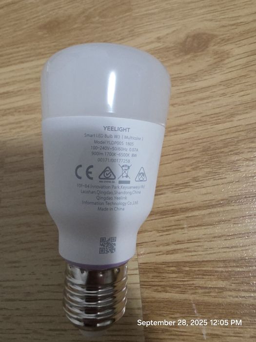 Set 8 becuri smart Yeelight Wi-Fi – RGB + White