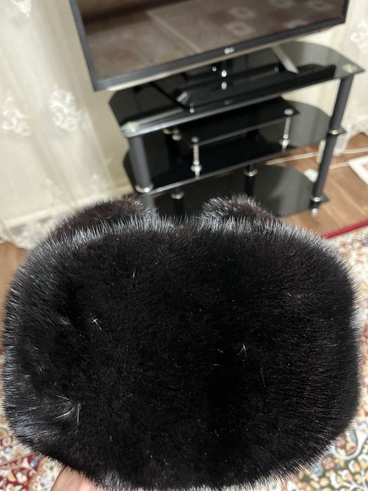 Норковая шапка мужская