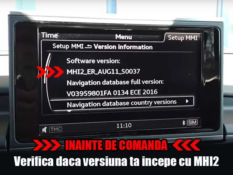 Apple Carplay Android Auto MMI MIB2 Audi A6 C7 A7 facelift (2015–2018)