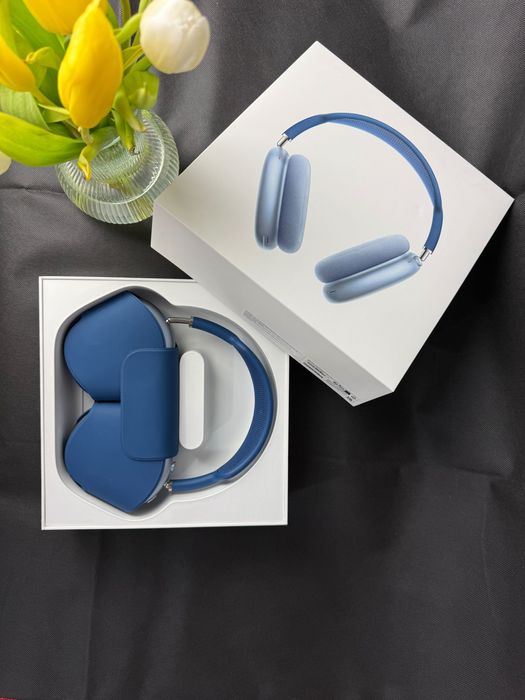 AirPods Max Sky Blue - stare impecabilă (ca noi) - full box