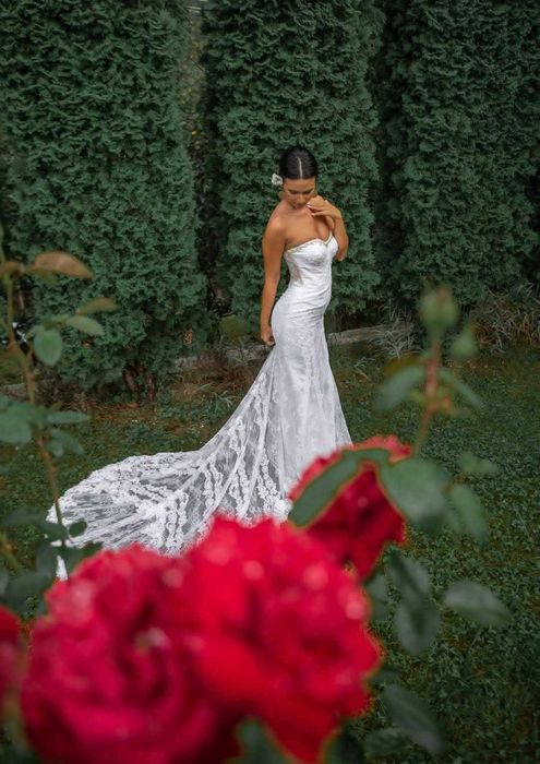 Rochie de mireasă Natalia Vasiliev – Alb – Mărime S